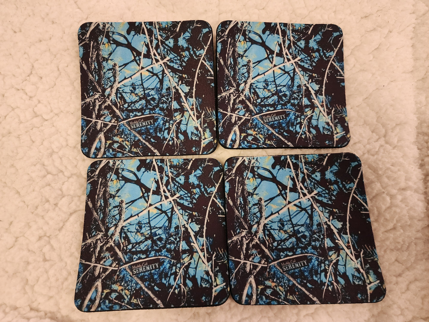 Serenity Muddy Girl Table Coasters