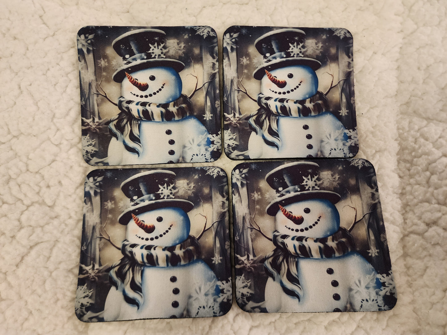 Snowman Table Coasters