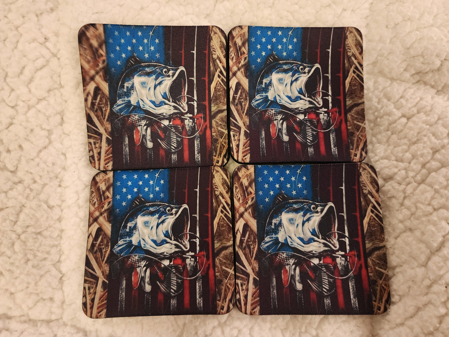 Fish Flag Table Coasters