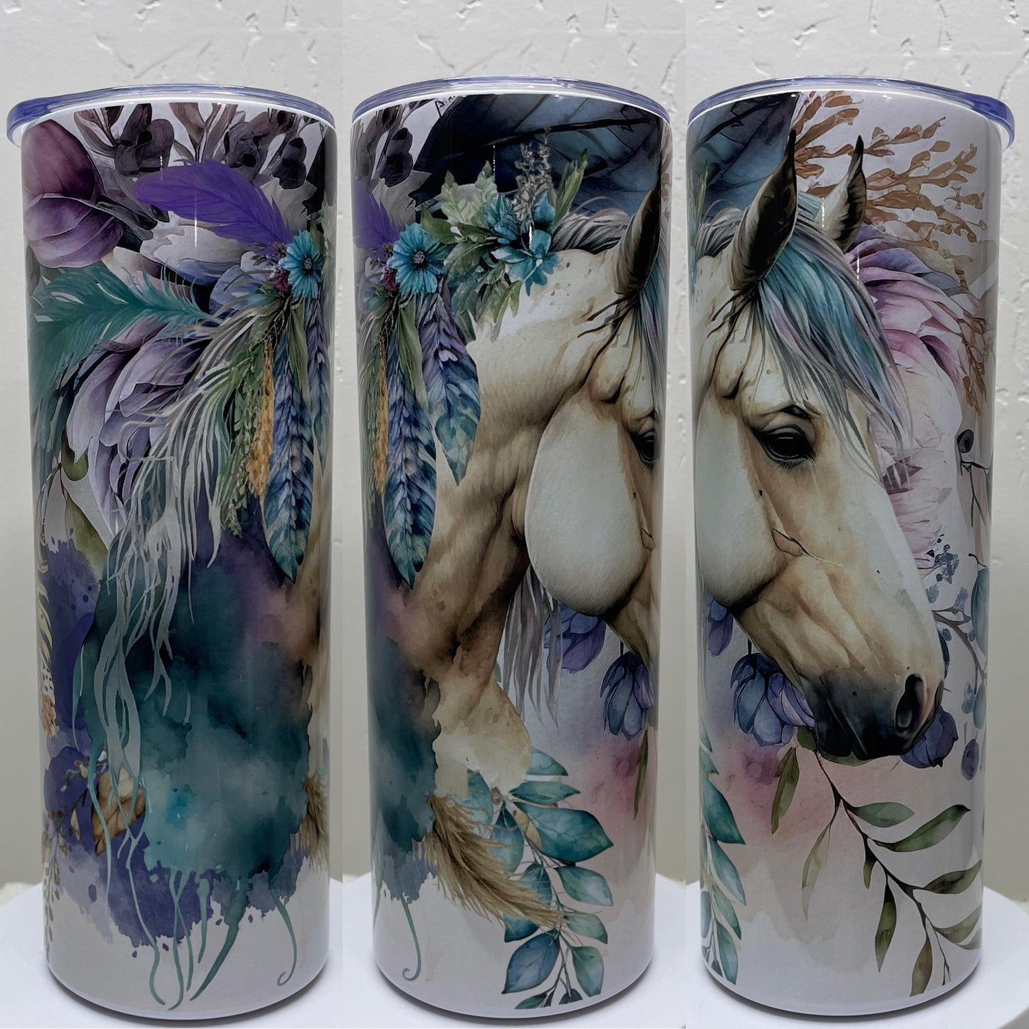 Feather Horse 20oz Tumbler