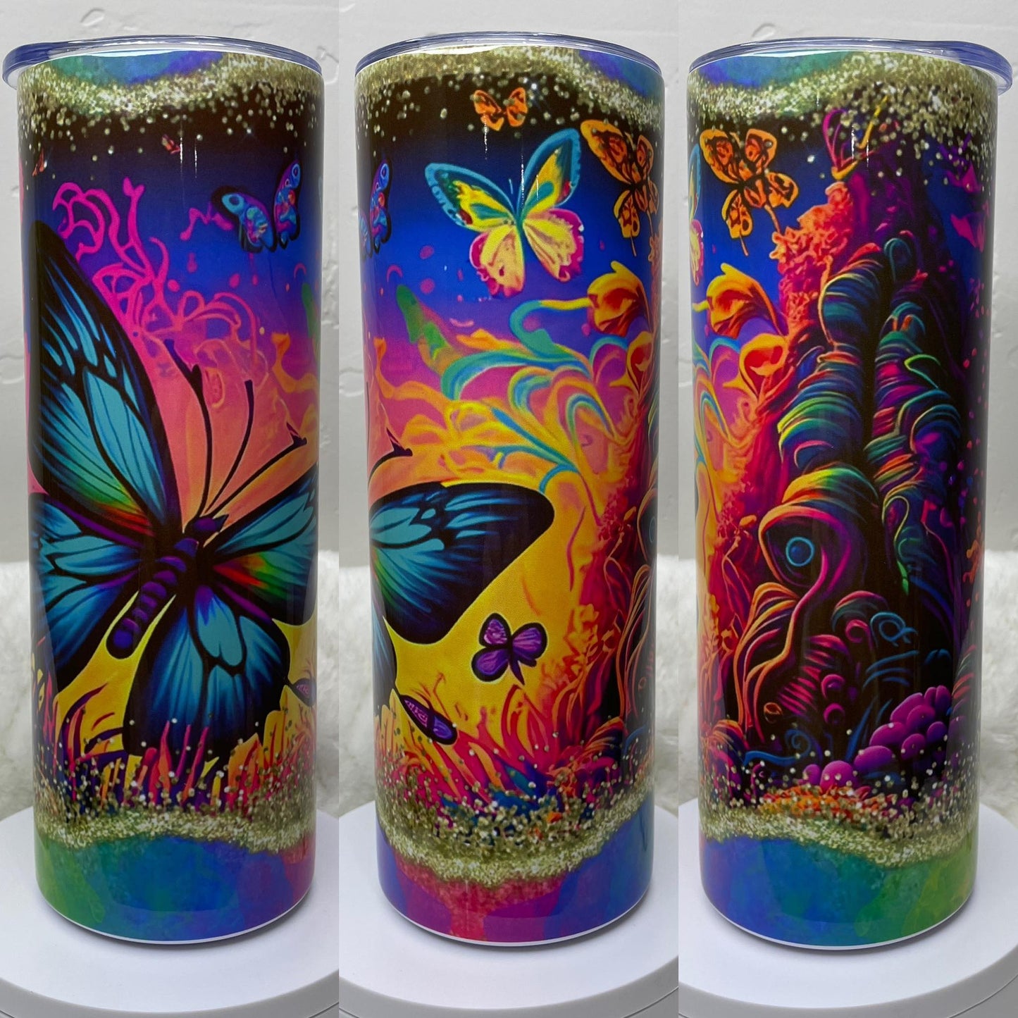 Colorful Butterfly 20oz Tumbler