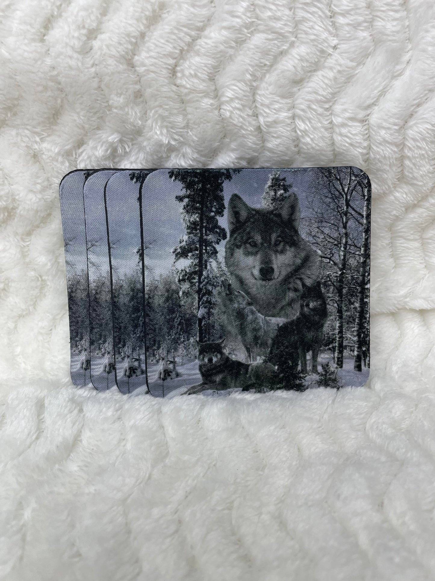 Wolf Pack Table Coasters