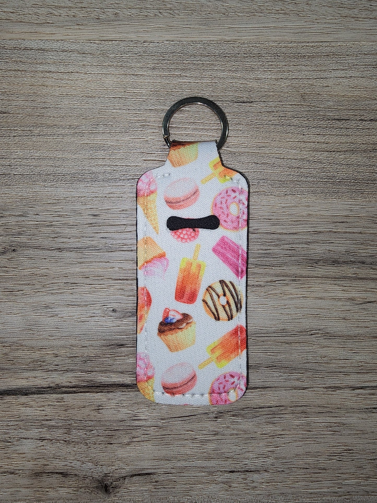 Sweet Treats Chapstick Holder Keychain