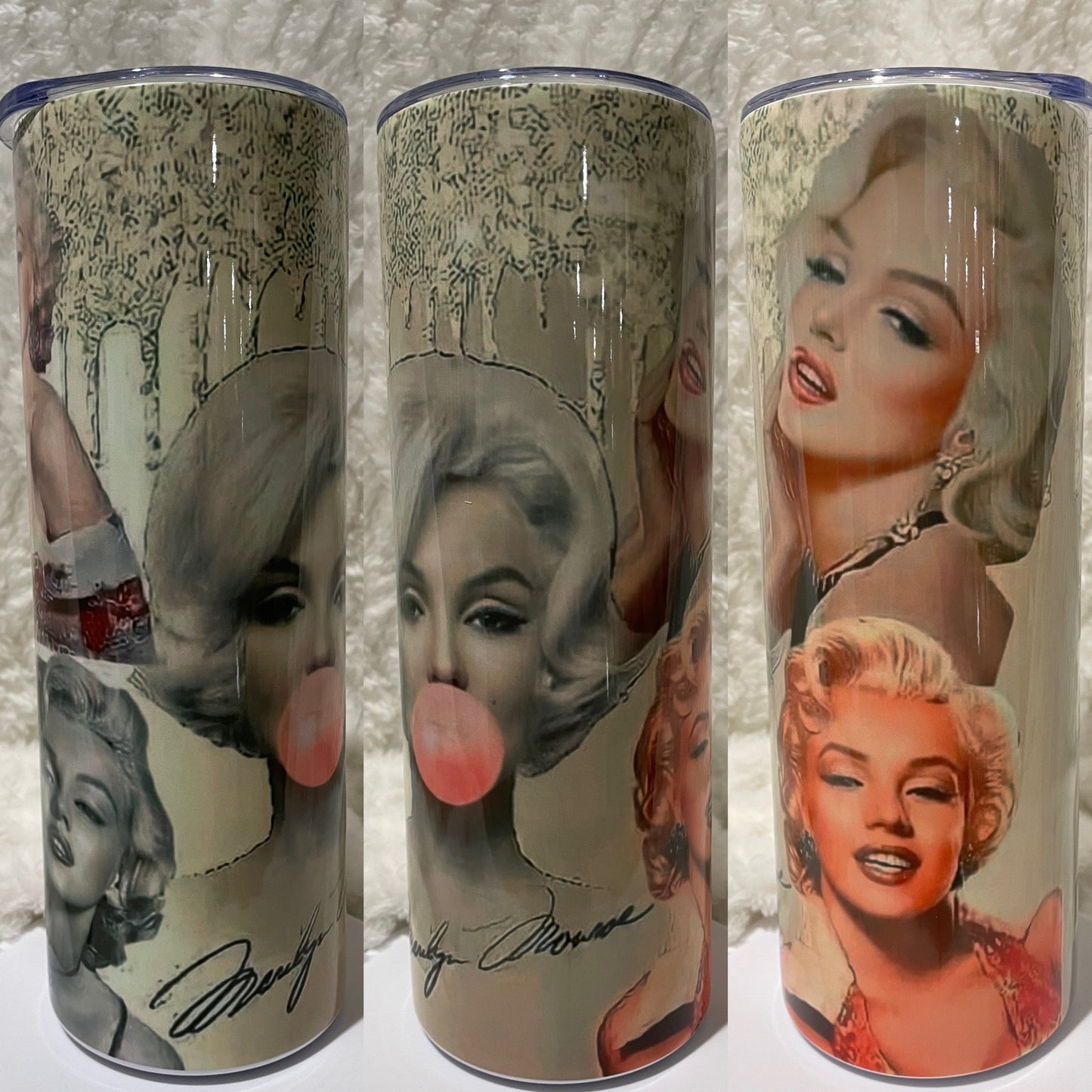 Bubblegum Marilyn Monroe 20oz Tumbler