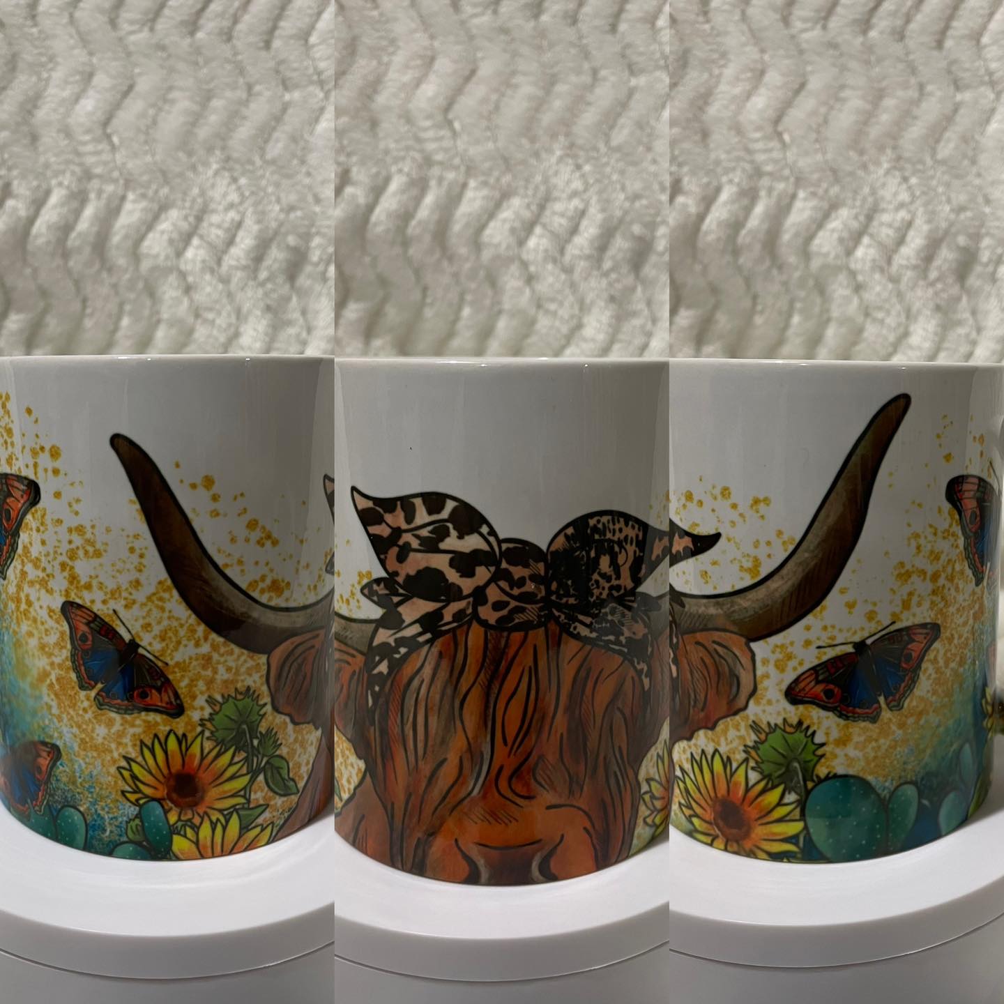 Cow Bowtie Butterfly