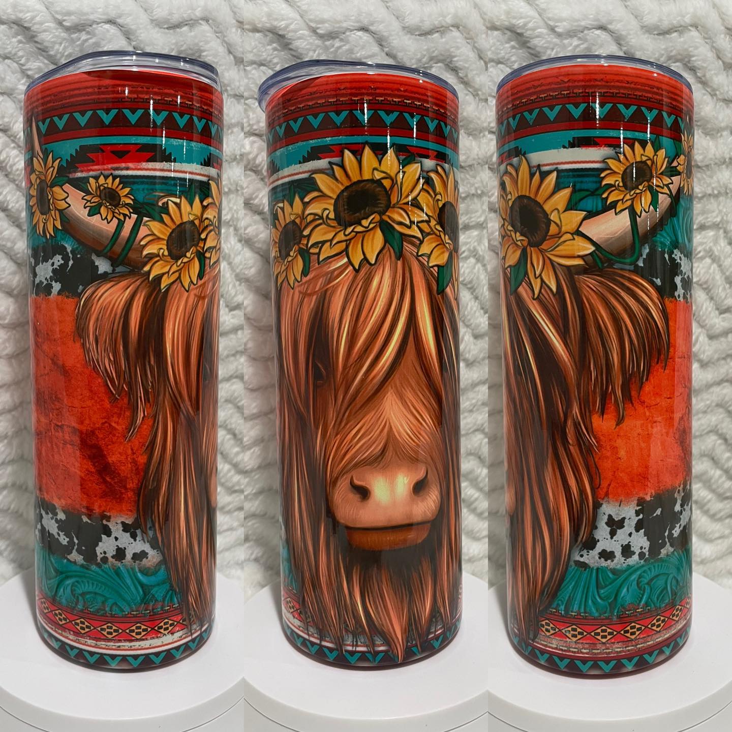 Western Highland Cow 20oz Tumbler
