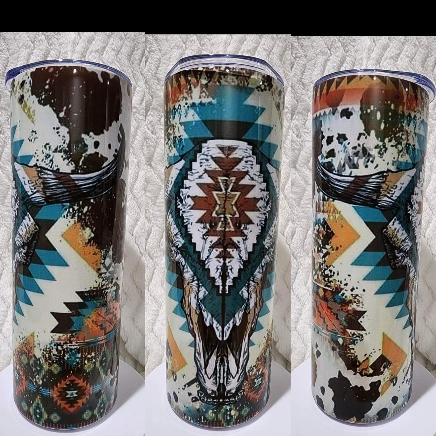 Aztec Bull 20oz Tumbler