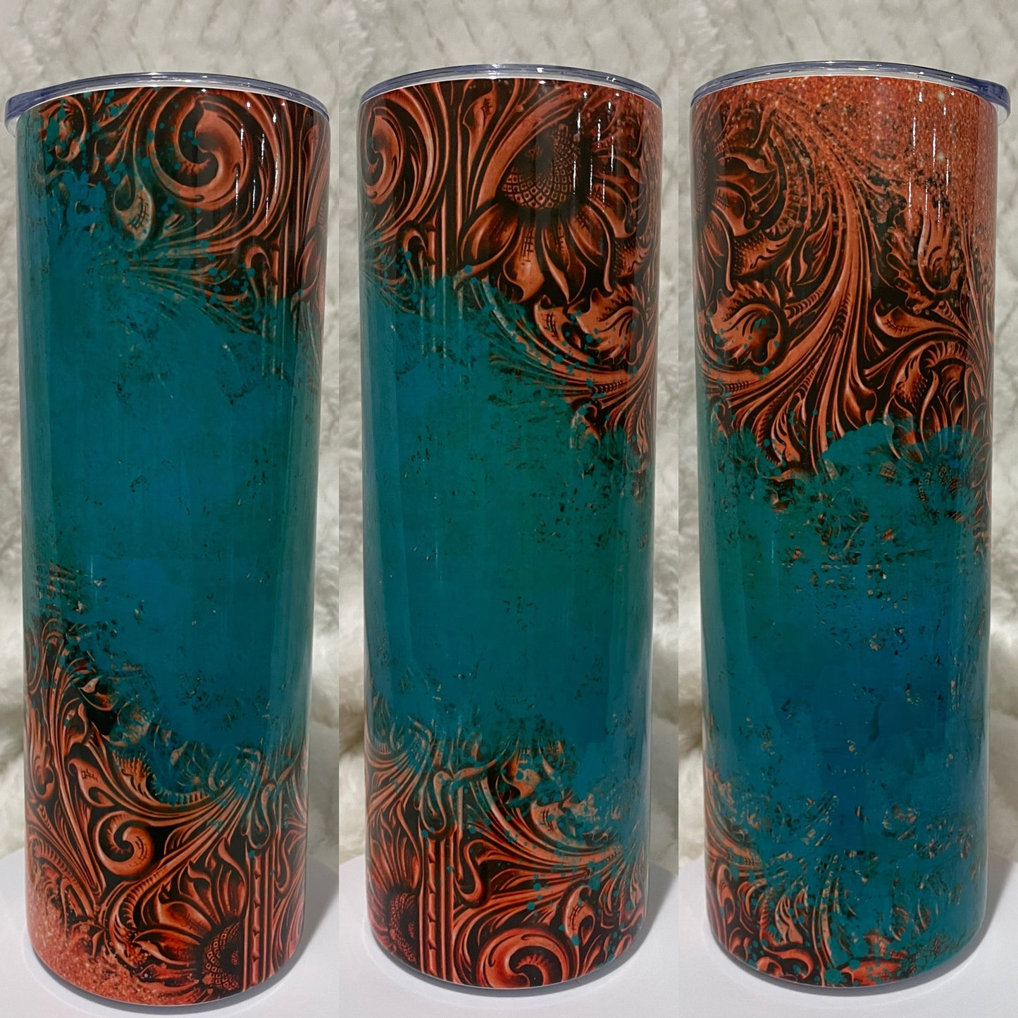 Rustic Turquoise 20oz Tumbler