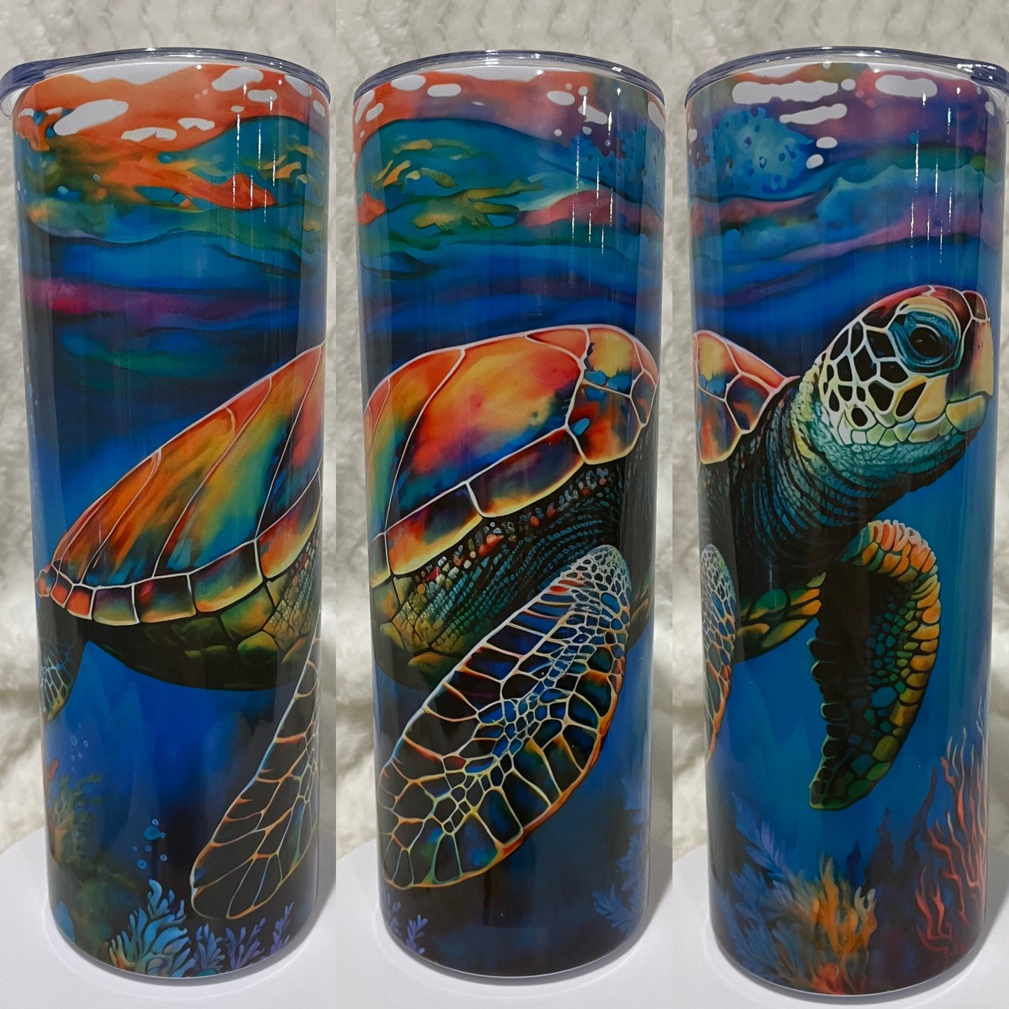 Sea Turtle Side 20oz Tumbler