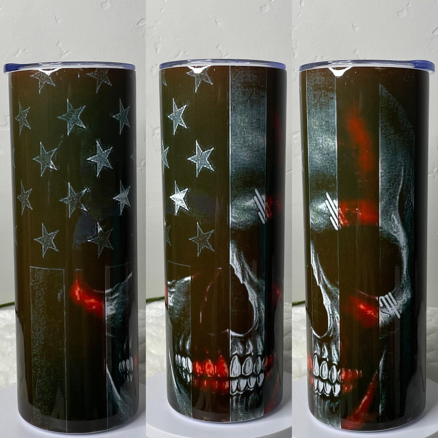 Dark Skull Flag 20oz Tumbler